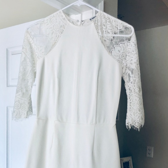 BB Dakota Lace quarter sleeve mini dress - Picture 3 of 4